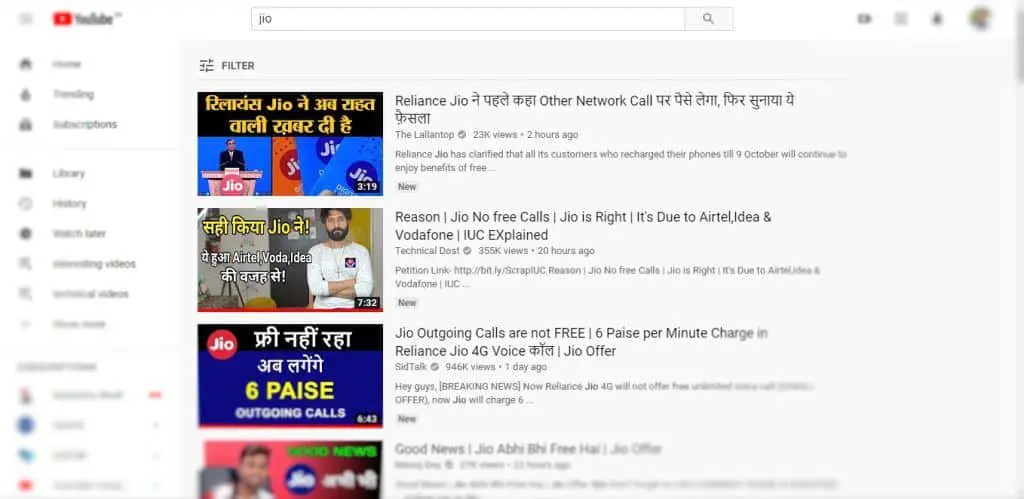 How to Filter Youtube Videos