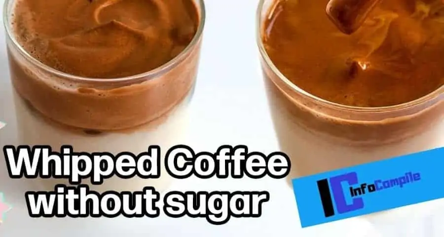 How to make whipped coffee without sugar?