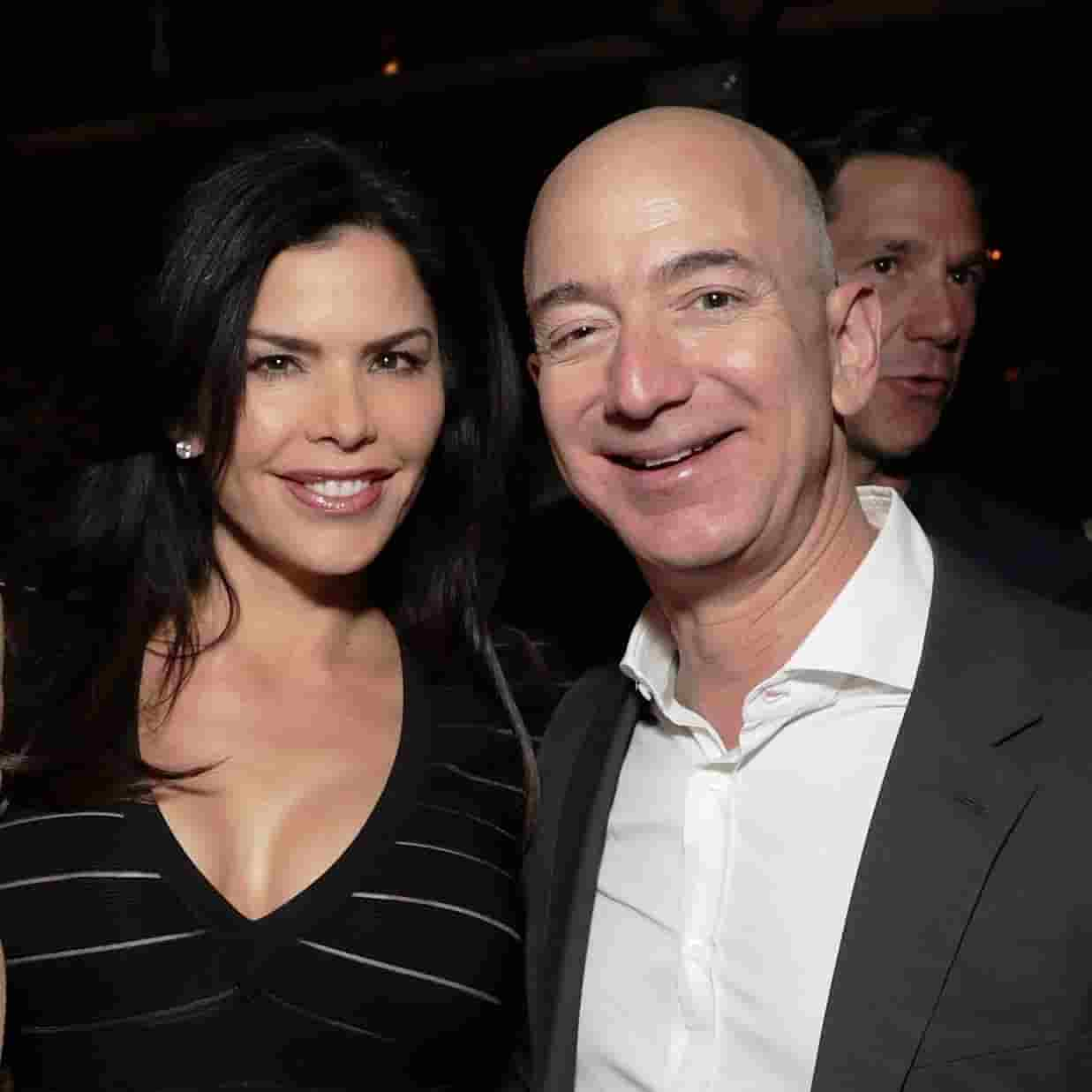 Lauren Sanchez and Jeff Bezos